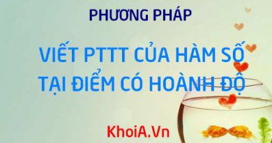Viết phương trình tiếp tuyến của đồ thị hàm số tại điểm có hoành độ x0 - Toán lớp 11